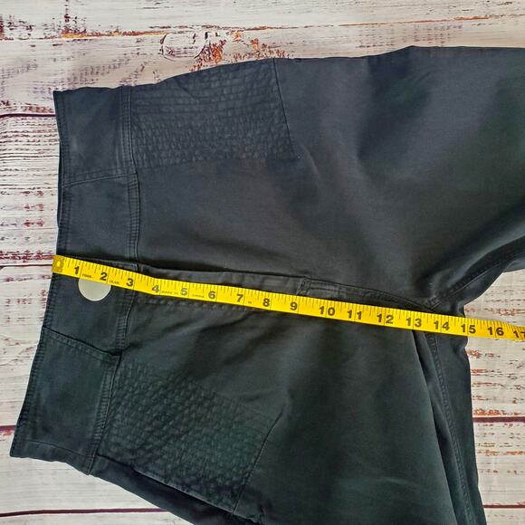 Zara Basic Black Casual Relaxed Fit Pants with Silver Buttons Size Small - Picture 11 of 12